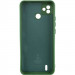 Фото Чохол Silicone Cover Lakshmi Full Camera (A) на TECNO POP 5 (Зелений / Dark green) на vchehle.ua