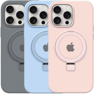 Чохол Silicone Case Full Protective with Ring на Apple iPhone 15 Pro Max (6.7")