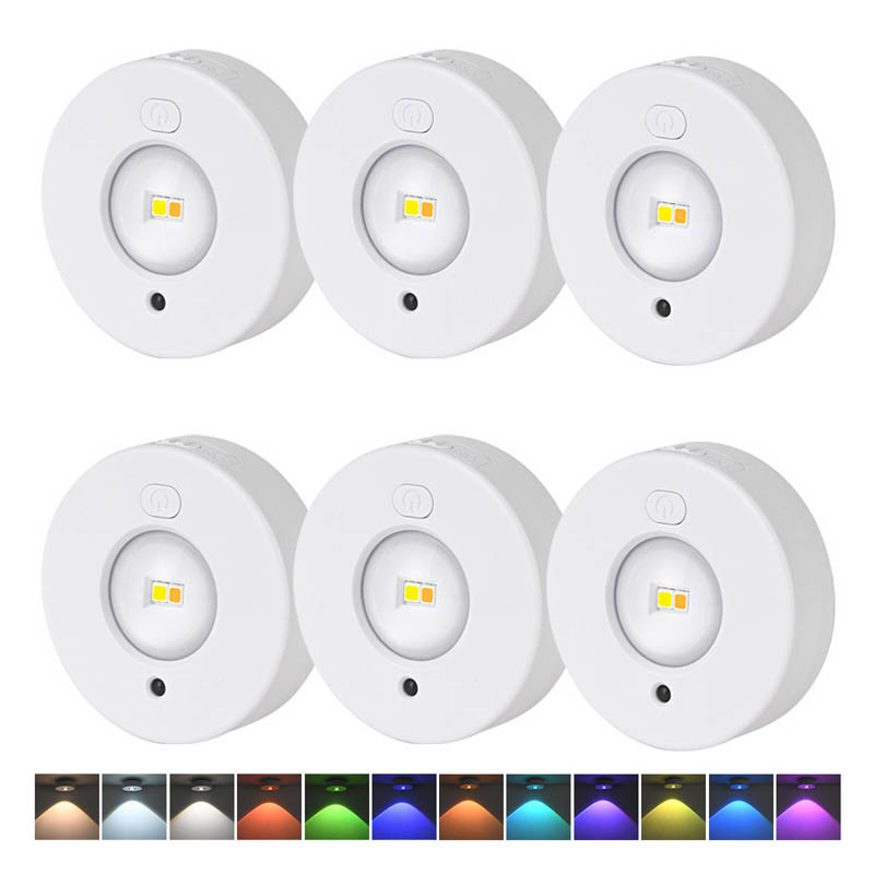 Світильник LED MZ-L3301 (комплект) with remote control (3LC+RGB/6PCS) (White)