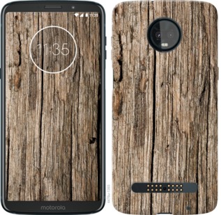 

Чехол Текстура дерева для Motorola Moto Z3 Play 754095