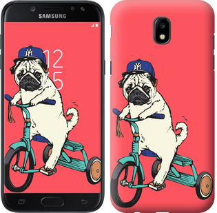 

Чехол Мопс на велосипеде для Samsung Galaxy J5 J530 (2017) 642779