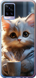 Чохол White cat на Vivo V20