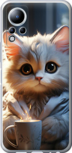 Чохол White cat на Infinix Note 12