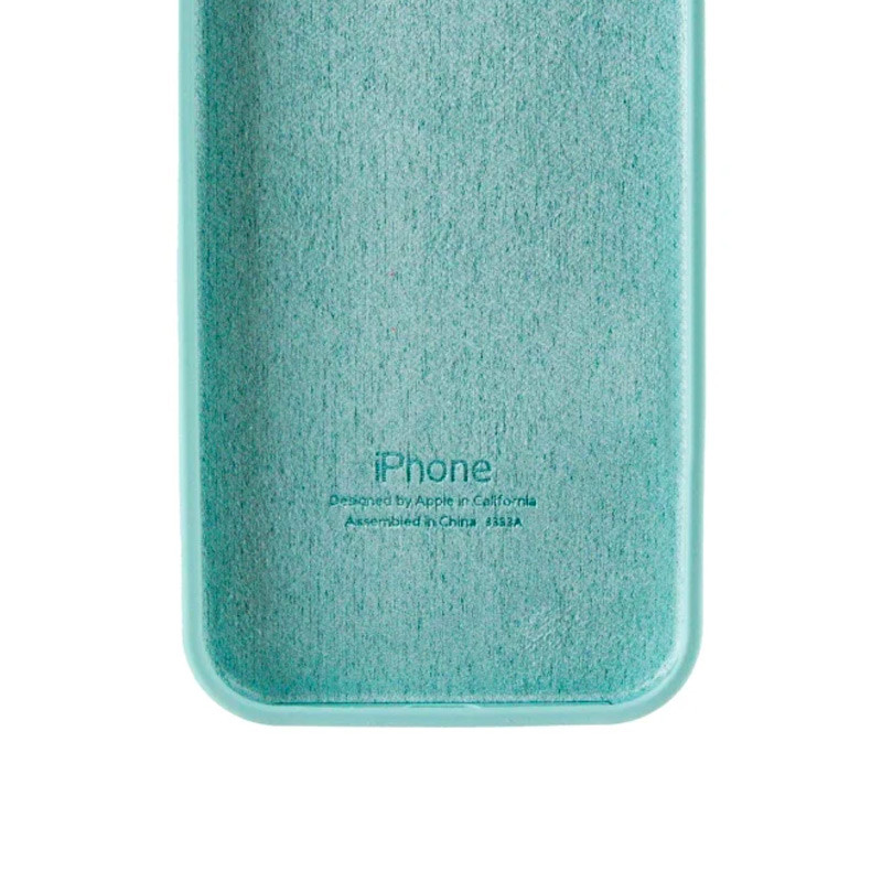 Чохол Silicone Case Full Camera Protective (AA) на Apple iPhone 16e (6.1") (Бірюзовий / Marine Green) в магазині vchehle.ua