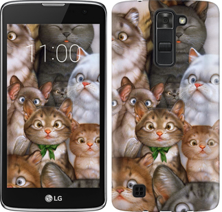 

Чехол коты для LG K7 476496