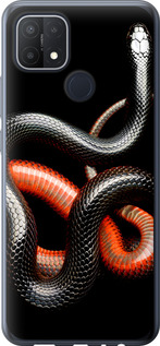 

Чехол Красно-черная змея на черном фоне для Oppo A15 1685243