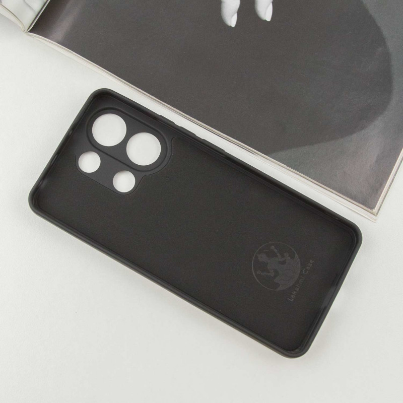 Фото Чохол Silicone Cover Lakshmi Full Camera (AA) with logo на Xiaomi Redmi Note 13 5G (Чорний / Black) на vchehle.ua