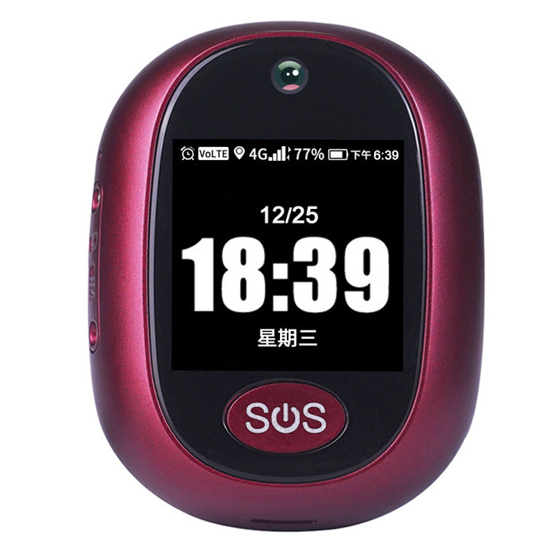 Трекер GPS V45 Tracker Pendant with display SIM (4GLTE with 2GGSM fallback) 600mAh (Red)