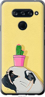 

Чехол Мопс с кактусом для LG V40 ThinQ 795554