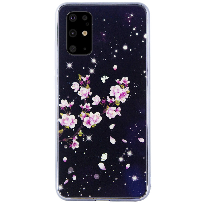 

TPU + Glass чохол Fantasy з глянцевими торцями на Samsung Galaxy S20+ (Цвітіння) 871536