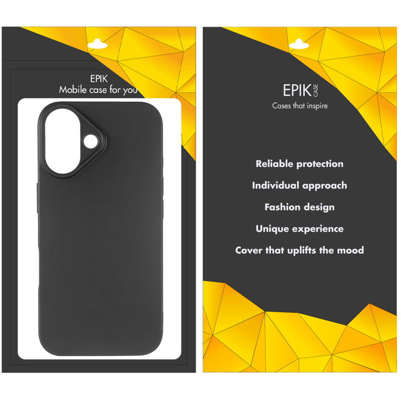 Заказать Чехол TPU Epik Black для Apple iPhone 16 (6.1") (Черный) на vchehle.ua