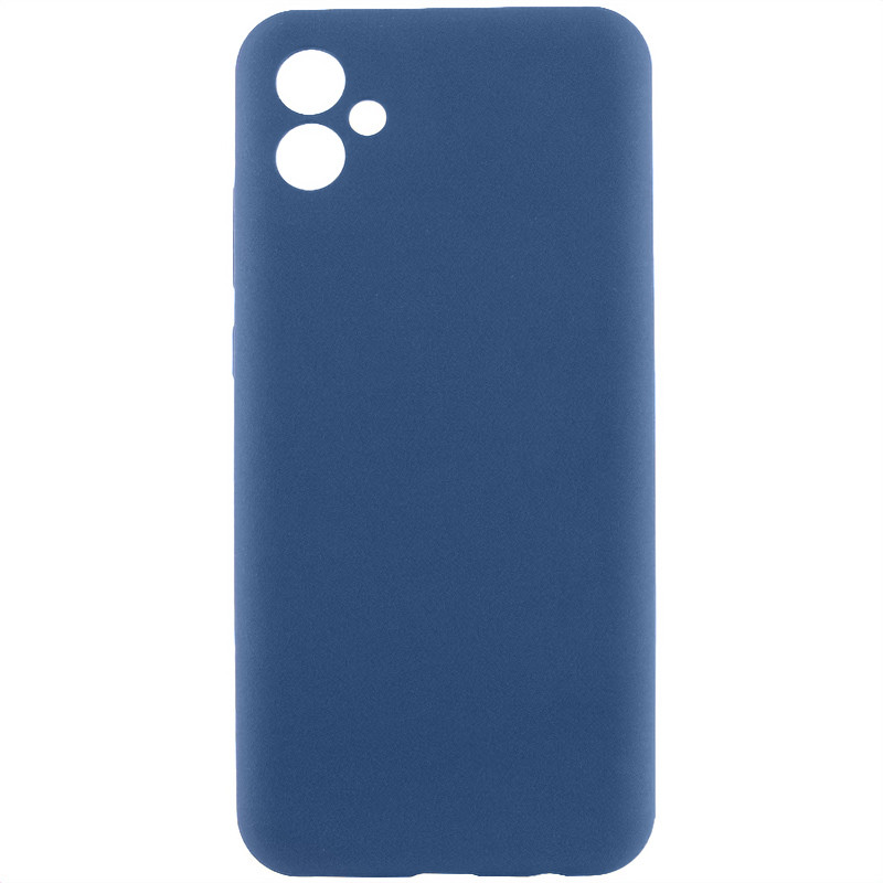 Чехол Silicone Cover Lakshmi Full Camera (AA) для Samsung Galaxy A06 (Синий / Navy blue)