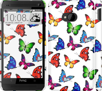 

Чохол Барвисті метелики на HTC One M7 881302
