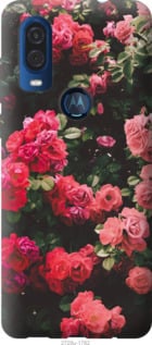 

Чехол Куст с розами для Motorola One Vision 778492