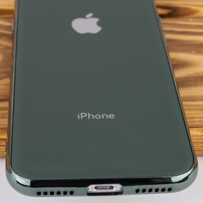 Фото TPU чохол Matte LOGO на Apple iPhone 7 / 8 (4.7") (Зелений / Dark Green) в маназині vchehle.ua