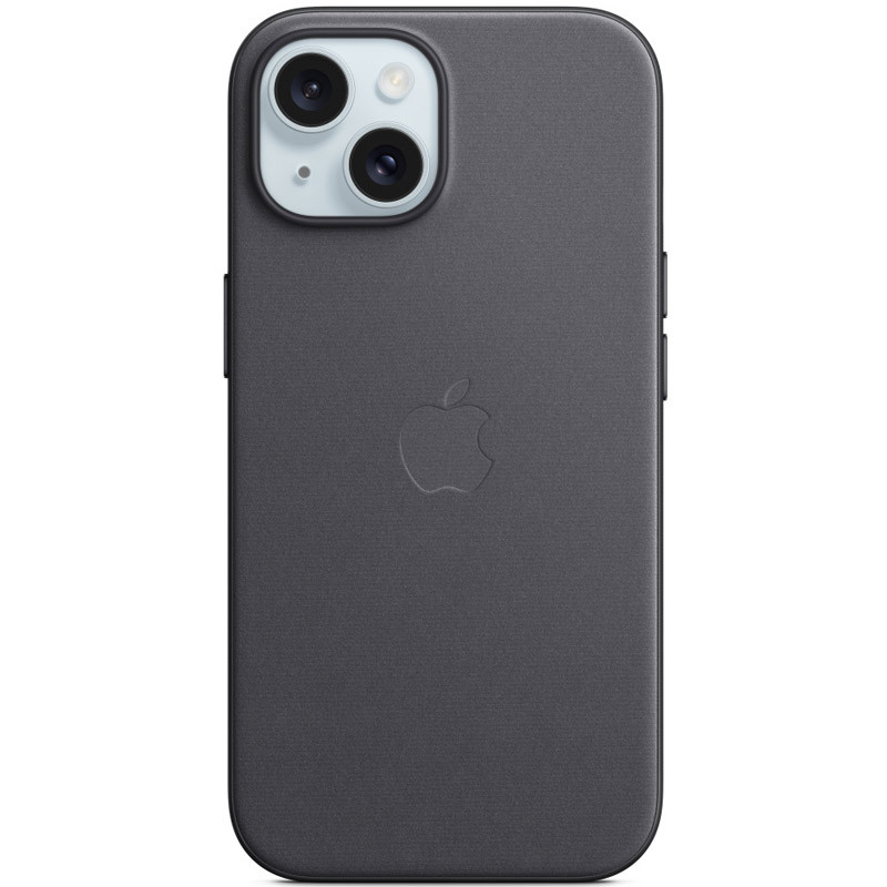 Чохол FineWoven (AAA) with Magnetic Fit на Apple iPhone 15 (6.1") (Black)