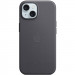 Чохол FineWoven (AAA) with Magnetic Fit на Apple iPhone 15 (6.1") (Black)