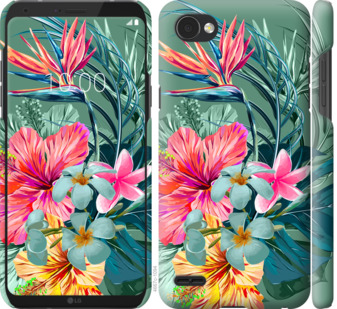 

Чохол Тропічні квіти v1 для LG Q6 845008