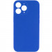 Чохол Silicone Case Full Camera Protective (AA) NO LOGO на Apple iPhone 12 Pro Max (6.7") (Синій / Capri Blue)