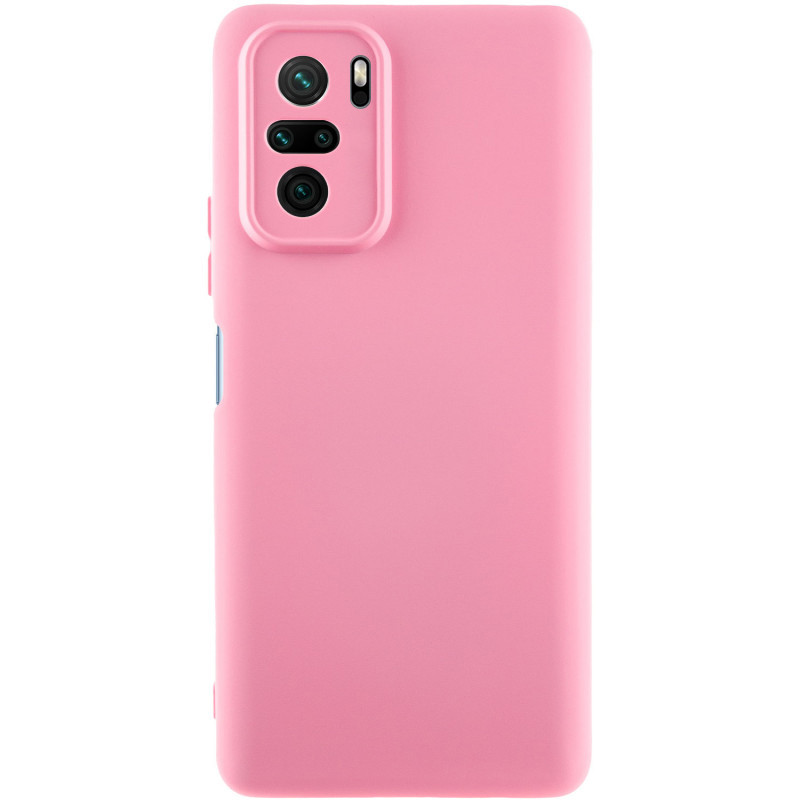 Чехол Silicone Cover Lakshmi Full Camera (AA) для Xiaomi Redmi Note 10 / Note 10s / Poco M5s (Розовый / Pink)