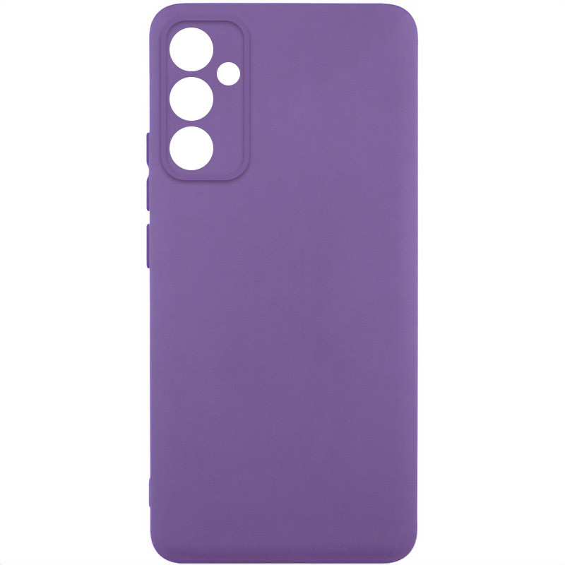 Чехол TPU GETMAN Liquid Silk Full Camera для Samsung Galaxy A36 5G (Фиолетовый / Amethyst)