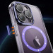 Купить Чехол TPU+PC Colorful with Magnetic Safe для Apple iPhone 14 Pro (6.1") (Purple) на vchehle.ua