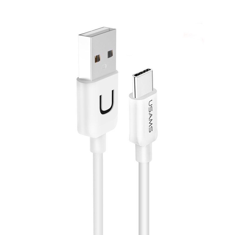 Дата кабель USAMS US-SJ099 USB to Type-C (1m) (Білий)