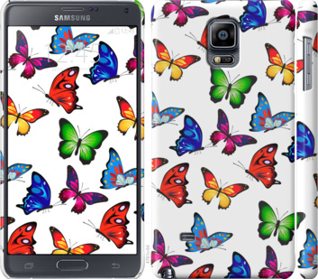 Чохол Барвисті метелики на Samsung Galaxy Note 4 N910H 881259