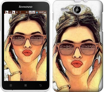 

Чехол Девушка_арт для Lenovo A529 111091