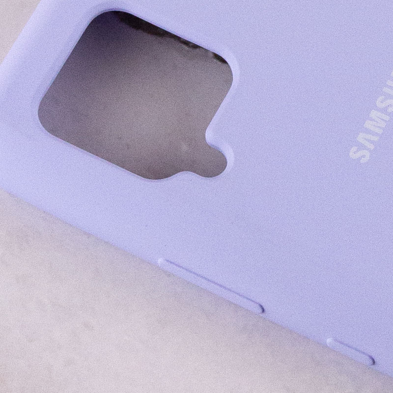 Чохол Silicone Cover Full Protective (AA) на Samsung Galaxy A42 5G (Бузковий / Dasheen) в магазині vchehle.ua