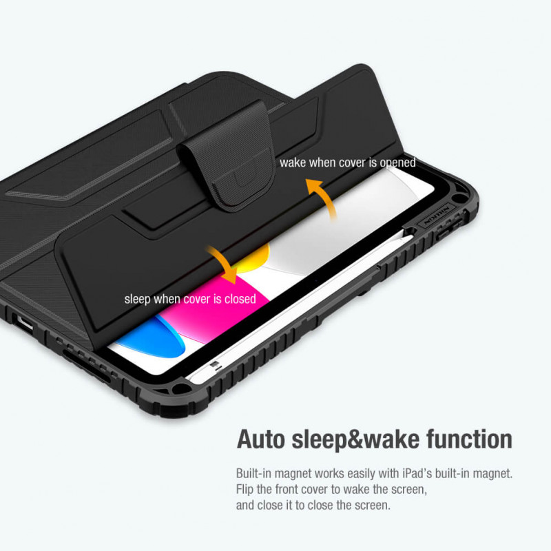 Чохол-книжка Nillkin Bumper Pro для Apple iPad 10.9" (2022-24) / 11" (A16) 2025 (Black) в магазині vchehle.ua