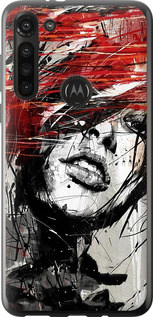 

Чохол Обличчя дівчини на Motorola G8 Power 1593003