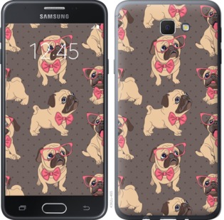 Чехол мопсики 2 для Samsung Galaxy J5 Prime 731300
