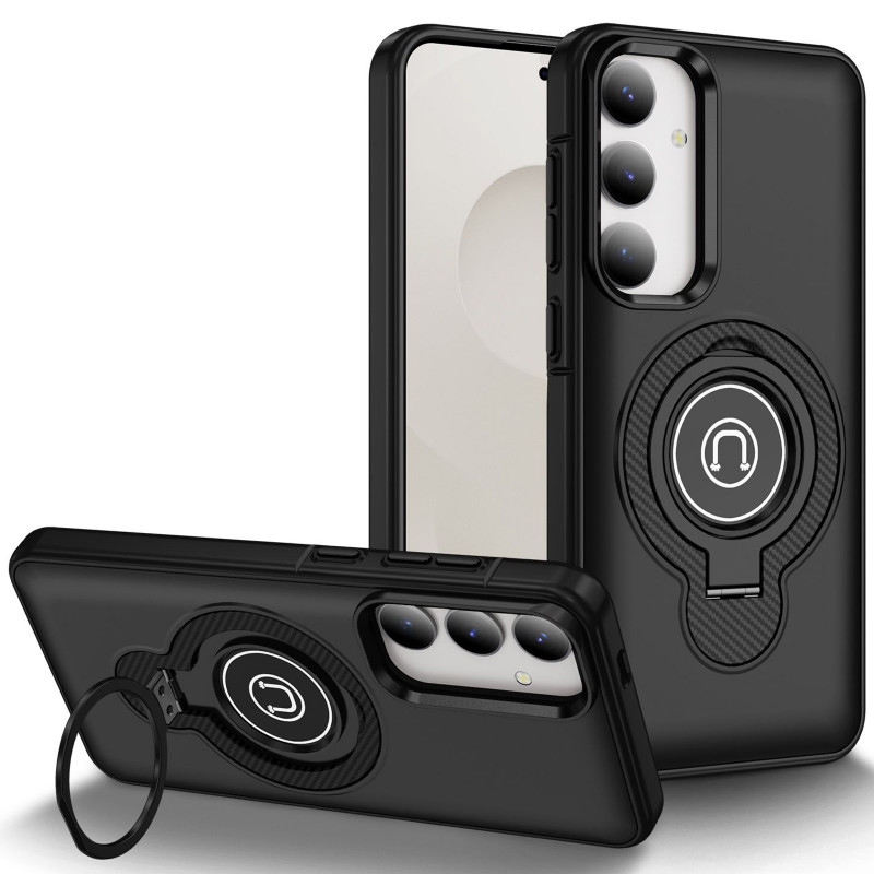 TPU+Textured PC Magnet на Samsung Galaxy S24+ / S25+ (Black)