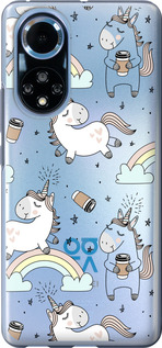 

Чохол Єдиноріг і кава на Huawei Nova 9 1607505