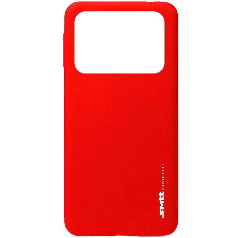

TPU чехол матовый SMTT для Xiaomi Mi 11 Ultra (Красный (soft touch)) 1158395