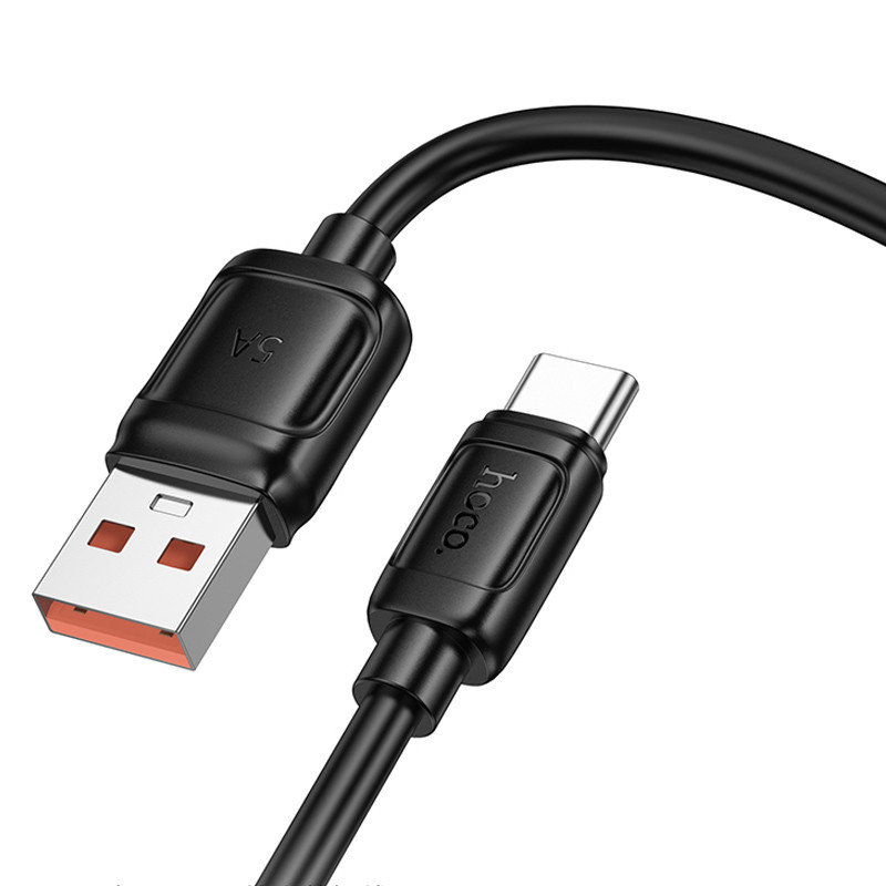 Фото Дата кабель Hoco X115 Surpass USB для Type-C 100W (1m) (Black) в маназині vchehle.ua