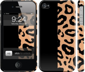 Чехол Пятна леопарда для iPhone 4