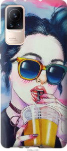 Чехол Арт-девушка в очках для Xiaomi Civi
