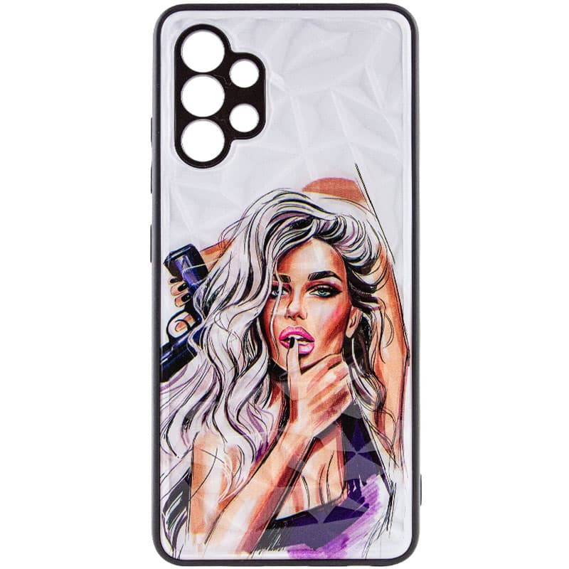 TPU+PC чехол Prisma Ladies для Samsung Galaxy A13 4G (Purple)
