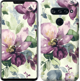 

Чохол Квіти аквареллю на HTC U12 Plus 777232