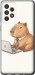 Чехол Funny Capybara CEO Working для Samsung Galaxy A73 A736B