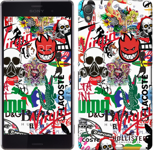 

Чехол Many different logos для Sony Xperia Z3 Dual 638016