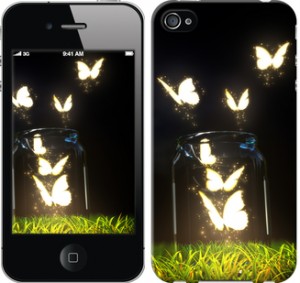 Чехол Бабочки для iPhone 4