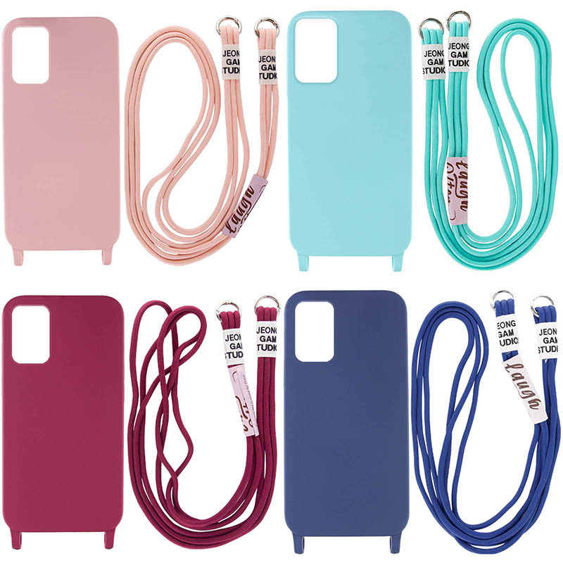 Чехол Cord case c длинным цветным ремешком для Samsung Galaxy A53 5G