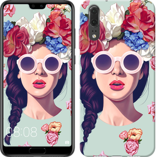 

Чехол Девушка с цветами для Meizu E3 658284