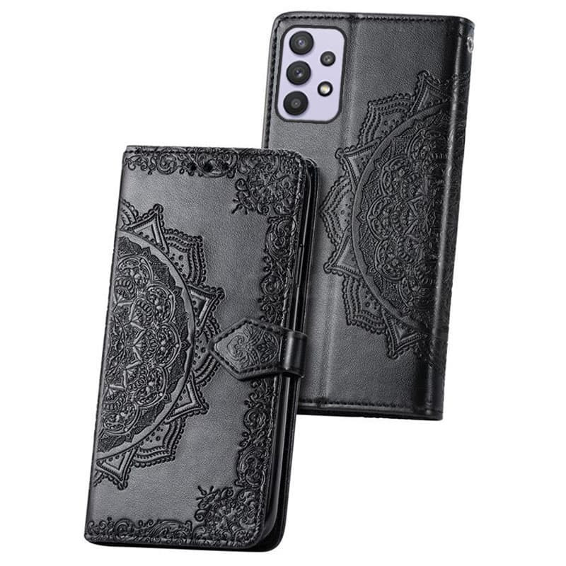 Фото Шкіряний чохол-книжка Art Case з візитницею на Samsung Galaxy A23 4G (Чорний) в маназині vchehle.ua