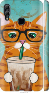 Чехол Зеленоглазый кот в очках для Huawei Honor 10 Lite