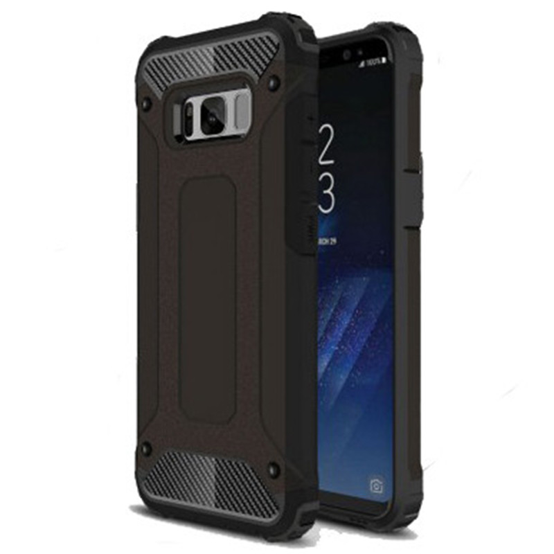 Бронированный противоударный TPU+PC чехол Immortal для Samsung G950 Galaxy S8 (Черный)