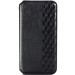 Кожаный чехол книжка GETMAN Cubic (PU) для Samsung Galaxy S21 FE (Черный)
